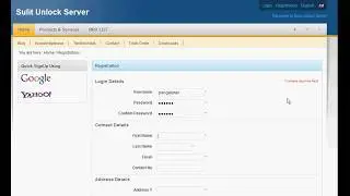 How to register on sulit unlock server