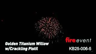 fireevent KB 125 Golden Titanium Willow wxCracling Pistil_Art.Nr. KB25-006-5