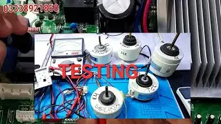 DC INVERTER AC INDOOR BLOWER MOTOR PULSE TESTING