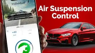 Audi A8 Air Suspension Control - Individually adjustable in height up to 65mm - by Maxhaust