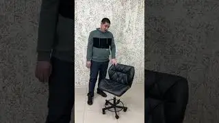 Кресло мастера ракушка ЛЮКС черный