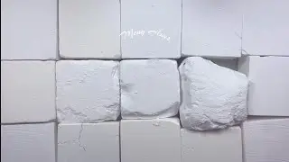 Buttery Soft Fresh Pj Gym Chalk Blocks & JUMBOS Crush ASMR 🤍 Oddlysatisfying Sleepaid Relaxation 