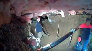 3. Getting started digging on the other side for Denver crawlspace conversion - time lapse