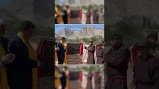 Foundation Stone Laying Ceremony of Trishul War Museum! #leh #indianarmy #trishul #ladak