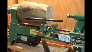Wood Turning~ A Hard Hickory Log