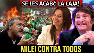 MILEI CONTRA SINDICATOS!🔥 FUERTE CRUCE POR LA REFORMA LABORAL 2026