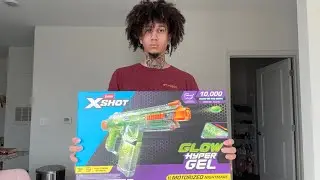 У меня есть гелевый бластер Hyper Glow Nightmare Xshot