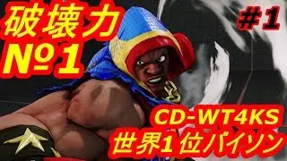 スト5AE ストリートファイター5　世界1位 CD-WT4KS 岩手 バイソン 01