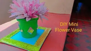 DIY Mini Flower Vase | Crafty Album |