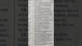The Call Begins While Walking-ST. Matthew 4:18