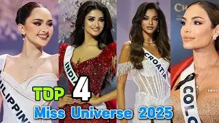 TOP 4 Winners for Miss Universe 2025 | Miss Universe 2025