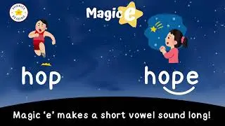 The Magic 'e' | Split Digraphs | Hop Over 'e' | Short and  Long Vowel Sounds | Phonics Reading