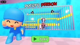 POCOYO PRISON RUN! Obby roblox gameplay #roblox  #obby 