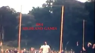 1964 Scottish highland games: THE HEAVY EVENTS.
