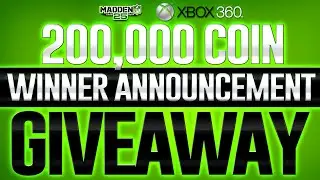 MUT 25 GIVEAWAY on Xbox 360: 200,000 Coin Giveaway on Madden 25 Ultimate Team | WINNER ANNOUNCEMENT!
