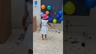 Balloon Shooting Fun Begins 🎈🎯 #shootinggames #kidsfun #kidsparty #birthdayparty #event #balloon