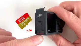DJI Osmo Action 4 | Как вставить SD-карту