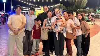 Pasko sa Naga: Christmas lights decor in Naga City, Cebu. Night stroll with the family