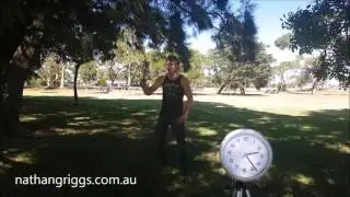 Nathan griggs world record - most stockwhip cracks in one minute 359