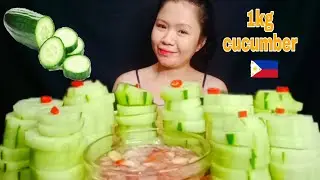 1 KG CUCUMBER MUKBANG