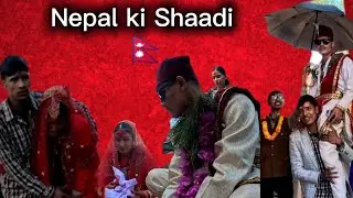 Nepali Shaadi 🇳🇵 | Real Desi Wedding|| #nepal #india 