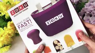 Набор для приготовления мороженого Zoku Duo Quick Pop Maker фиолетовый