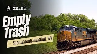 Trash Train in Shenandoah Junction