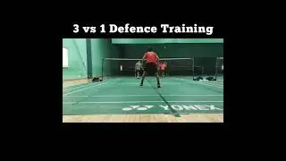 Sai Praneeth 3 vs 1 Defence Practice