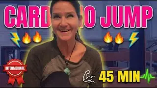 45 Min Intermediate Pilates Reformer Cardio Jump Board Workout | Full Body Cardio Pilates