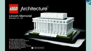 21022 LEGO&reg; Architecture Lincoln Memorial Manual at the Brickmanuals Instruction Archive