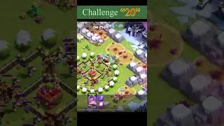 Challenge 20 | Controllable Heroes | Clash Of Clan #clashofclans #coc #newchallenge #controllable