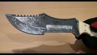 Обзор настольного трекера Alistar Damascus Blade Bone Handle Tracker Khukri