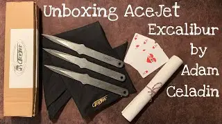 Распаковка - метательный нож Adam Celadin Ace Jet Excalibur - промокод LOVE на скидку 5%!