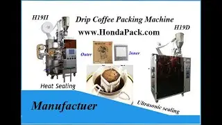 Drip Coffee Bag Packaging machine with Outer Package for VFR Cafe Bag