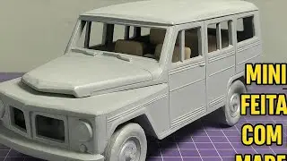 Miniatura Artesanal da Ford Rural 1976: Detalhes Surpreendentes em PVC e Metal! Vídeo 5