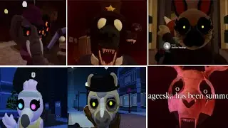 ALL CITY JUMPSCARES + HAUNTED FOREST | Insane Series Reloaded (Roblox Piggy Fan-game)