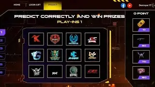 FFAC (Predict & Win) FREEFIRE Asia Championship + Free Gifts 😍😍🥳🥳 + Booyah Bundle