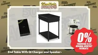 End Table With Qi Charger and Speaker-Unadvertised Special at our Salem ... - Come See It in Person