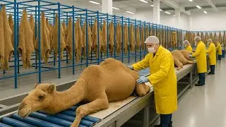 Inside the High-Tech Camel Leather Plant: Robots, Laser Cutting & Full Industrial Process
