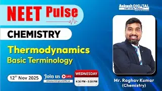 NEET Pulse | Thermodynamics: Basic Terminologies | NEET 2026 Chemistry