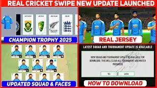 Rc Swipe Mega Update Released l Champion Trophy 25 & Real Faces | Rc Swipe New Update Gameplay 2025