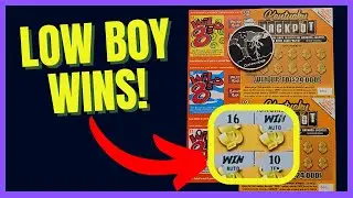 Low Boy Wins! 🚨 Wild 8s and Kentucky Jackpot Lottery Tickets! 💰 Scratching Lottery Wins!