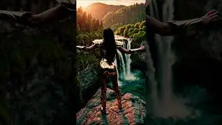 She Claimed the Wild from the Mountain Top 🌄👑 (#shorts)