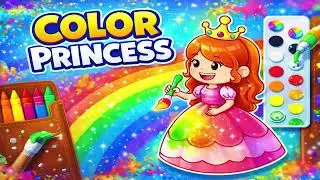 Color Princess | Cute Cartoon Coloring Fun for Kids