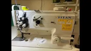 How to thread the Titan TN 1541S Industrial Machine
