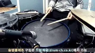 REVIEW_Kickport Use to snare drums_Gretsch usa custom_slapklatz gel_promark select balance sticks