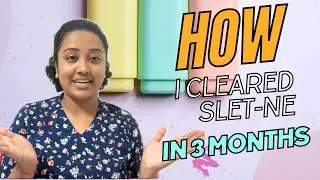 How I cleared SLET-NE in 3 months📚 || Exam strategy 2024