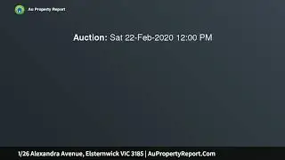 1/26 Alexandra Avenue, Elsternwick VIC 3185 | AuPropertyReport.Com