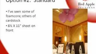 Silent Auction Ideas:  Creating Vertical Displays Without Using Acrylic Stands