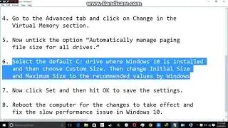 HOW TO SOLVE Windows 10 slow performance issue solved